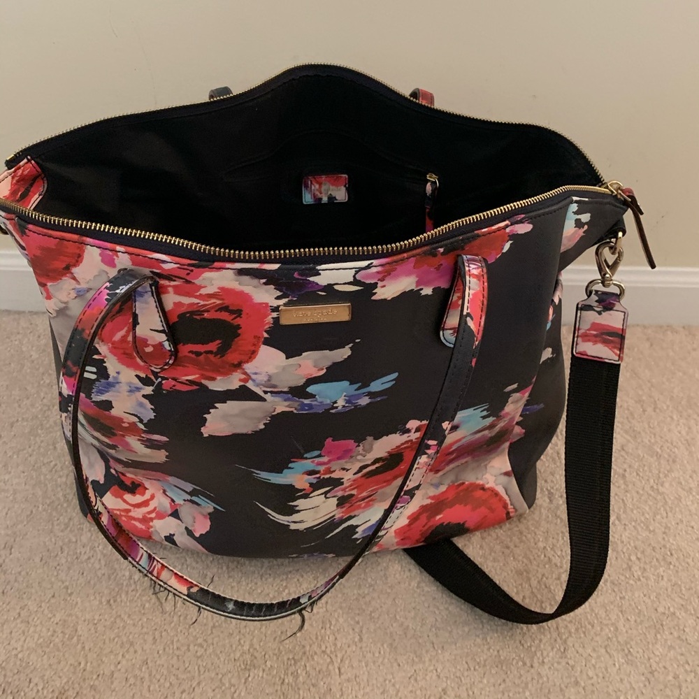 Kate space gently used diaper bag